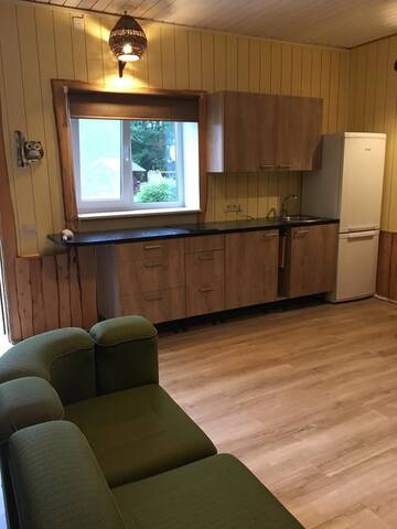 Фото номера Дом с 3 спальнями Загородные дома Kuru Puhkemajad г. Куру 14