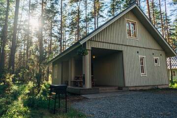 Фото номера Дом с 2 спальнями Дома для отпуска Peipsi Homestay г. Куру 13